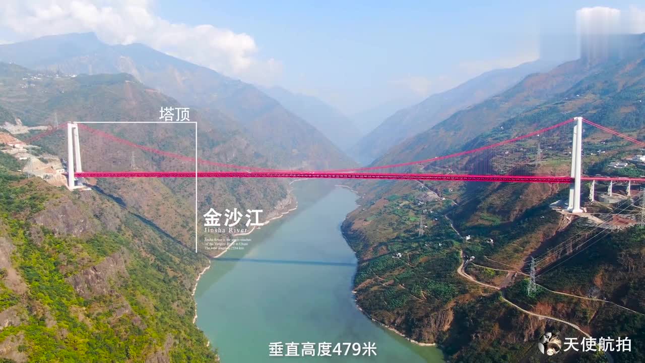 世界最大跨径山区峡谷悬索桥，中国金安金沙江大桥，太震撼了