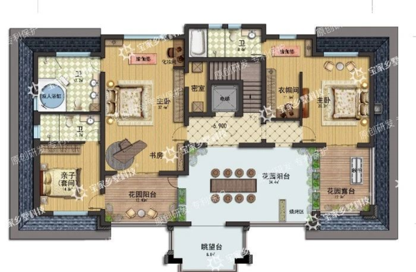 今年,在乡村别墅的江湖,宝家乡墅靠这套180㎡豪宅撑住
