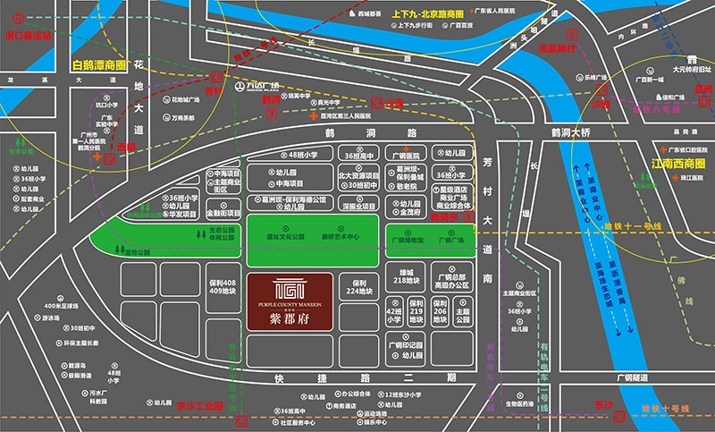 公交配套:项目南门侧面规划有社区巴士站,实现地铁与有轨电车站无缝