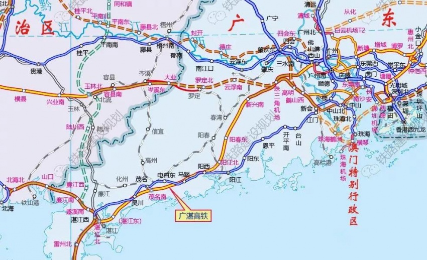 2020年阳江上半年道路建设重大进展!广湛高铁,开阳高速,沈海高速.