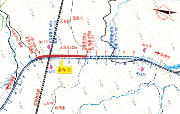 104国道台州段的重要组成部分,项目的建成将对台州市及天台县建设大路