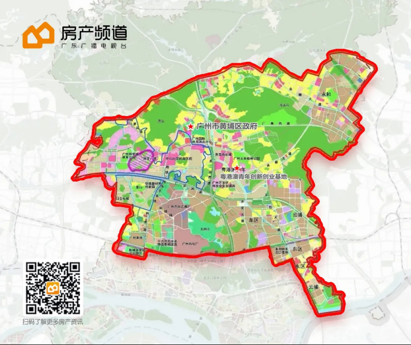 2020年6月,广州科学城提升规划深化设计成果通过,将打造六个功能区