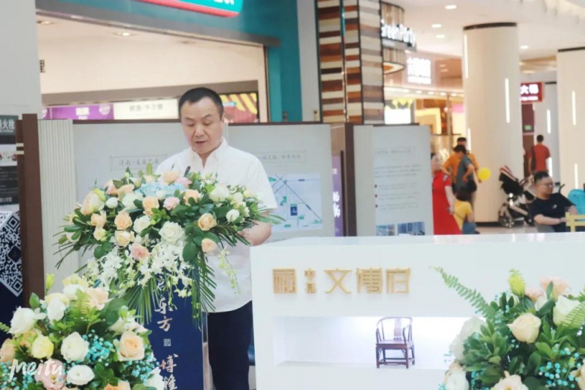 最后由联盛集团董事长,中基置业董事——严永敏先生致辞,联盛集团创建