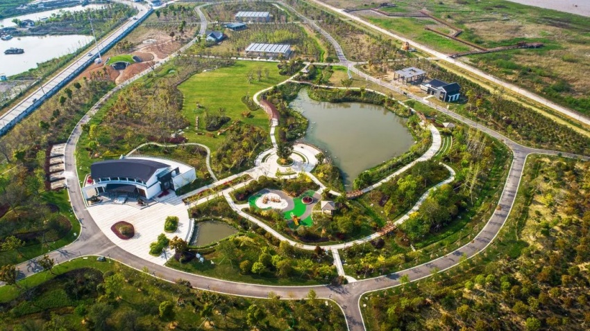 黄岩区江心屿休闲苗 圃工程(东区) 位于黄岩江口街道 永宁江,灵江和