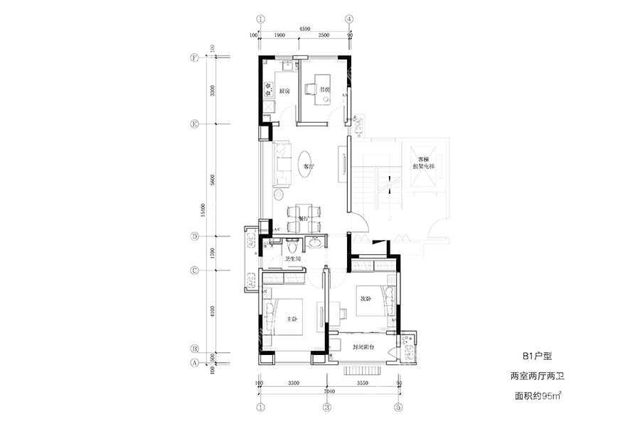 富力天禧公馆户型图