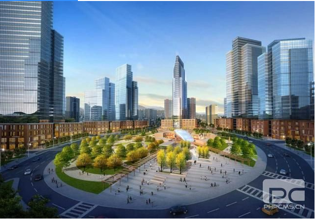 悦来tod商圈效果图三是土地价值.