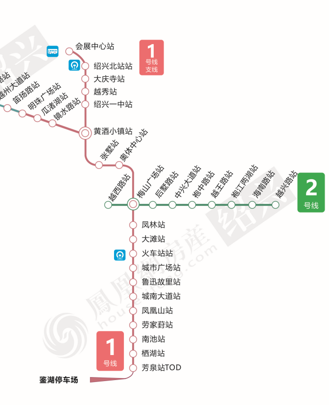 独家发布最新杭绍城市轨道交通线路图出炉