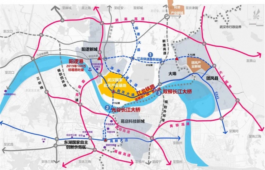 了不起的城市圈|双柳长江大桥开工,"星,光"两谷从此梦幻联动