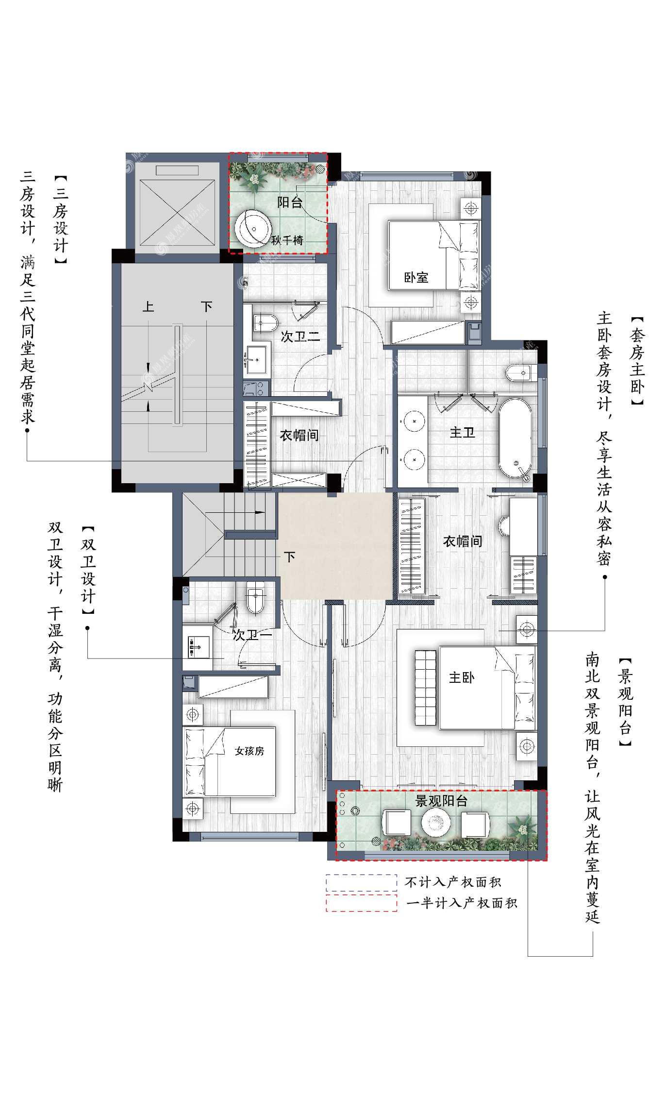 绍兴楼盘 诸暨市楼盘 祥生江南里 祥生江南里户型 > 建面约215㎡ 建面