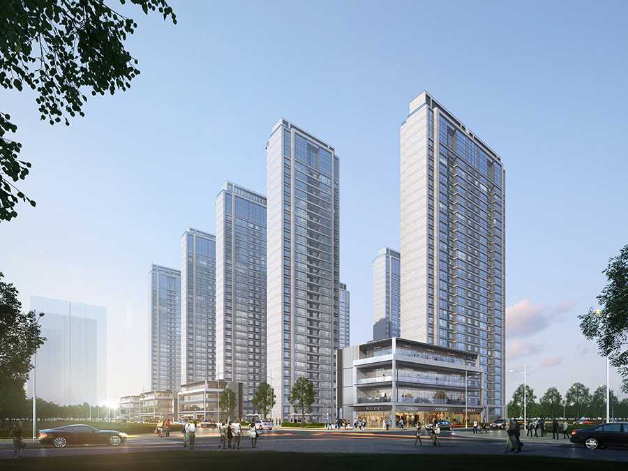 中南君启61犟街区图片,西安中南君启61犟街区样板