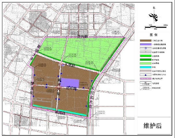 正定县两宗地块规划调整 紧邻新城大街