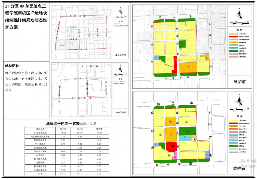 石家庄三大地块控规方案公示 信工学院南区规划再调整