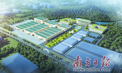 德庆南药(香雪)产业园效果图.德庆县供图
