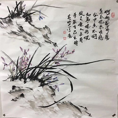 简洁秀逸任天真—苑竹书画作品赏析