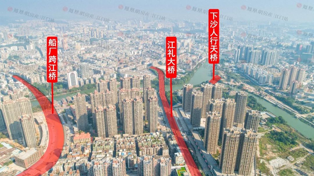 江礼大桥不再唯一!礼乐建船厂跨江桥 下沙人行天桥