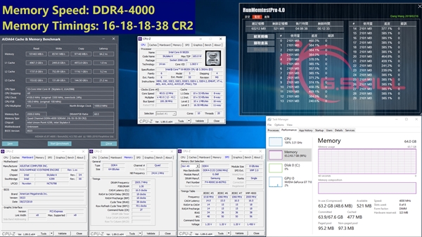 芝奇皇家戟内存攀新高：8×8GB DDR4-4300