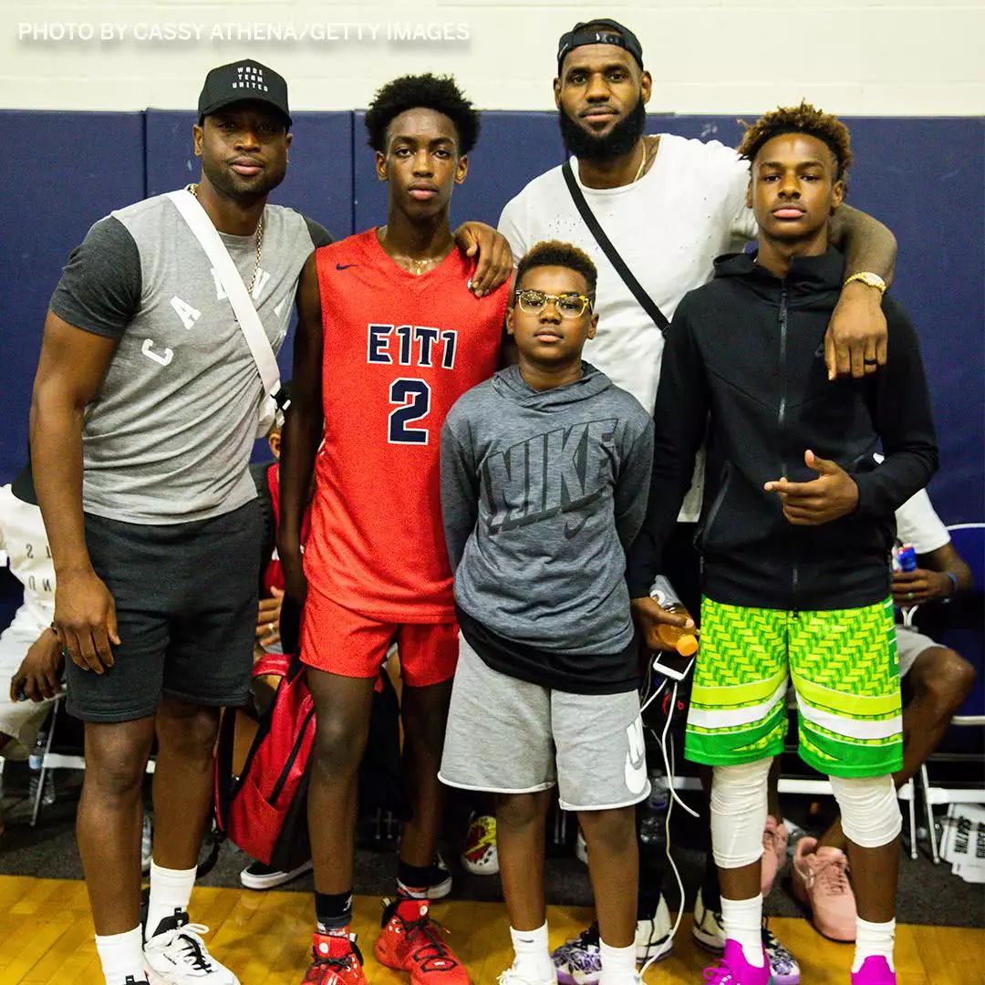 与詹姆斯联手冲击总冠军梦想