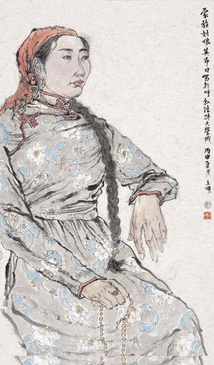 草原上的行走 | 王颂写意人物作品欣赏