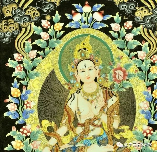 二十一尊度母礼赞-绿度母,唐卡,佛像,高清桌面