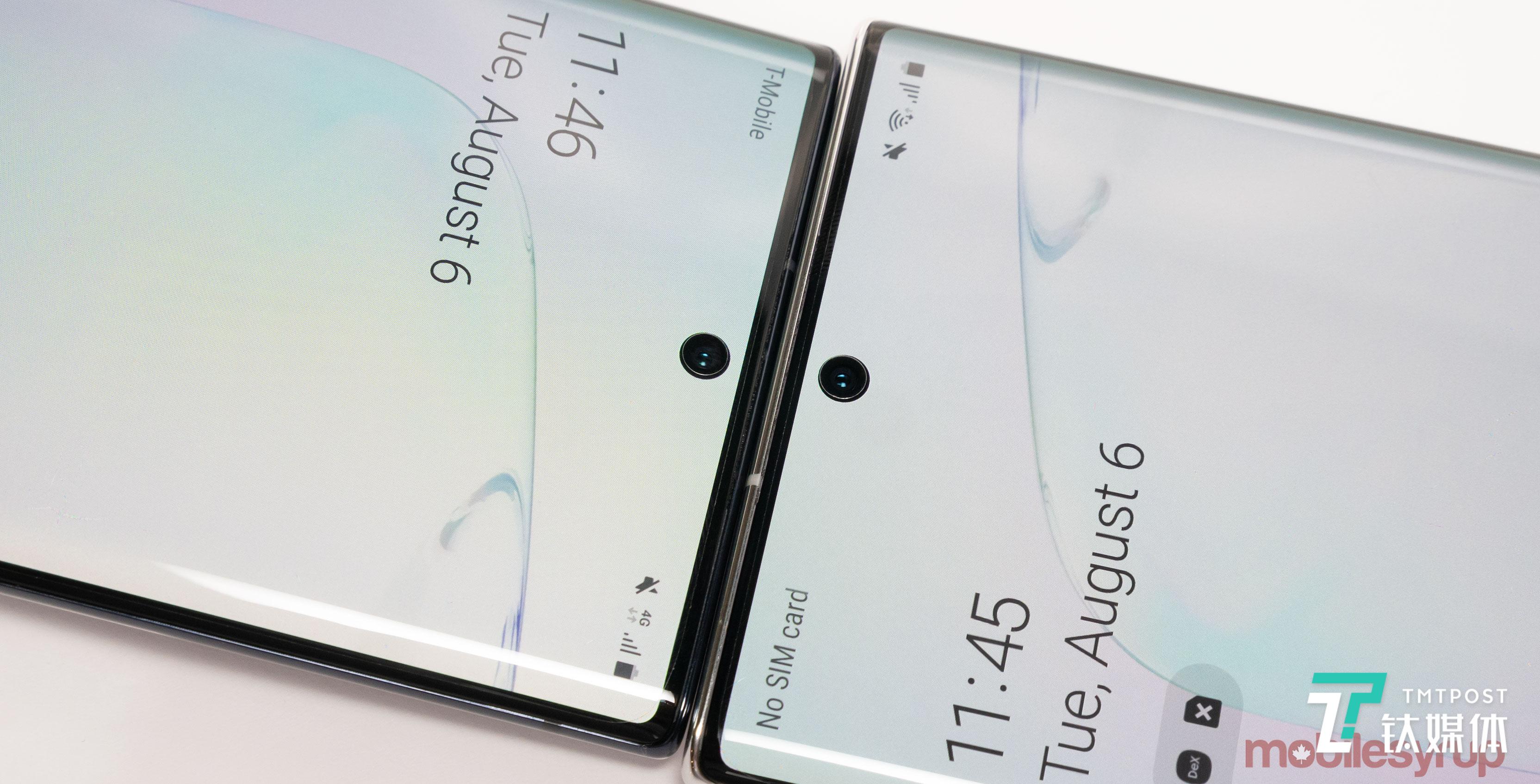 一大一小两款 三星Galaxy Note 10：支持 5G，S Pen 成“魔法棒”