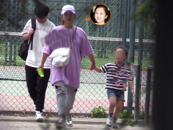 何洁现任老公辛苦带娃上课，待孩子如亲生太难得