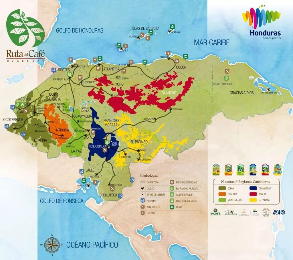 咖啡产地地图 第二大阿拉比卡产国洪都拉斯咖啡概况