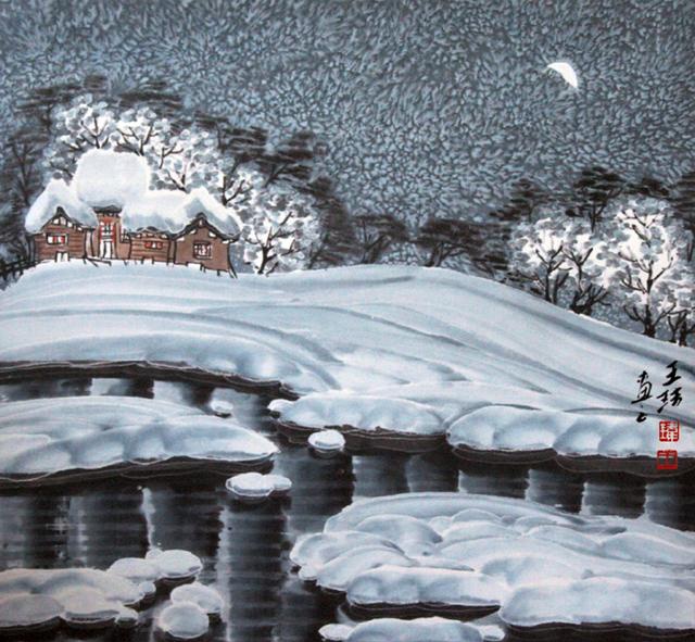 冰雪画名家——著名画家王玮作品赏析