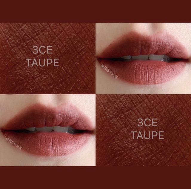 3ce口红,色号taupe