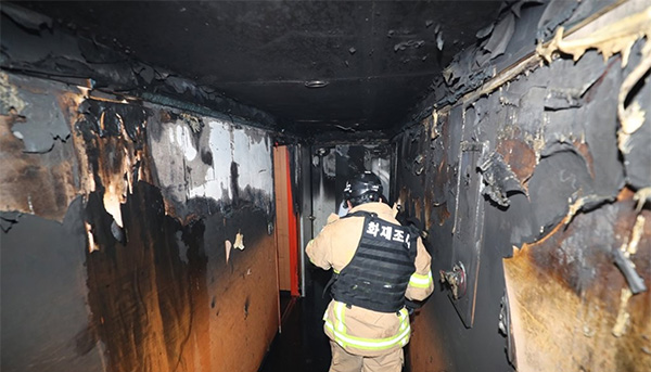 ​韩国光州一汽车旅馆发生纵火事件，已致2死31伤