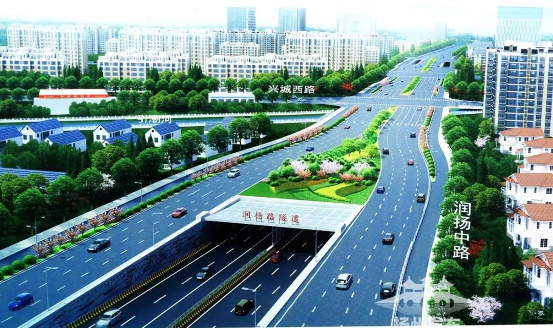 (图源:扬州发布) 最新动态:2018年12月,润扬路快速化改造工程先导段