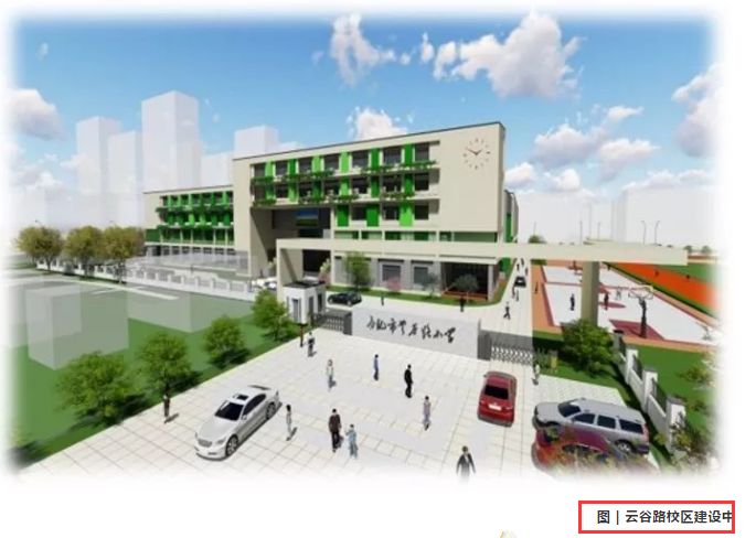 在建的【云谷路小学】已确定为合肥老牌名校【青年路小学云谷路校区】