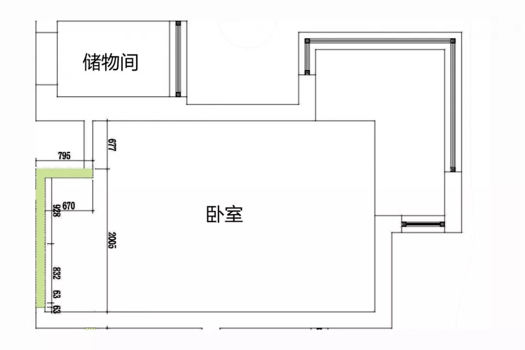 拆墙图 ▼砌墙图