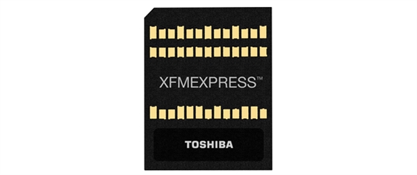 东芝推出XFMExpress标准：NVMe SSD缩微成存储卡