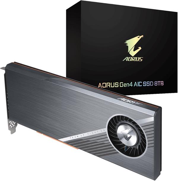 技嘉发布Aorus Gen4 AIC SSD 8TB硬盘 15GB/s速度已爆表