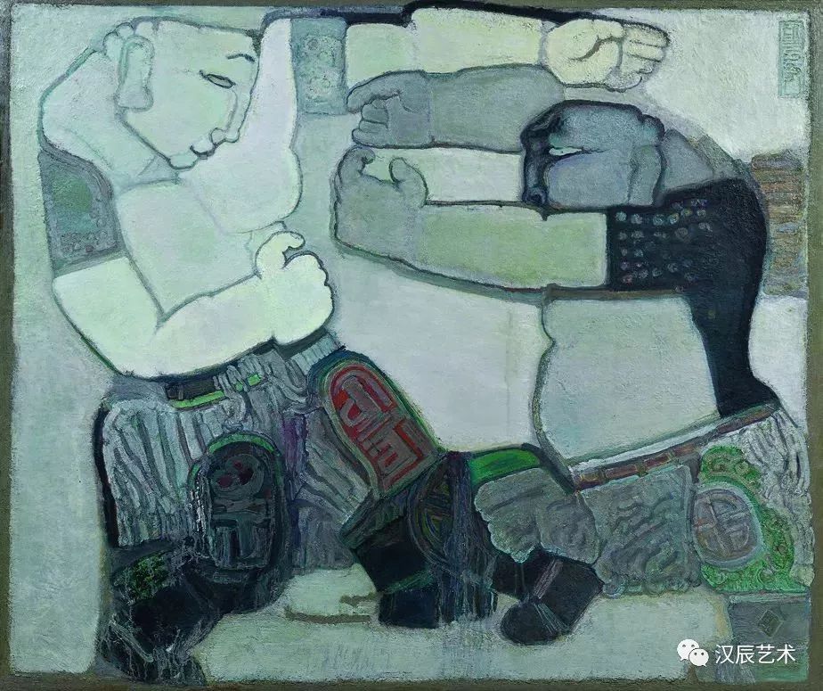 奋斗的青春 阮梅,王一帆 150cm×190cm 油画 总政