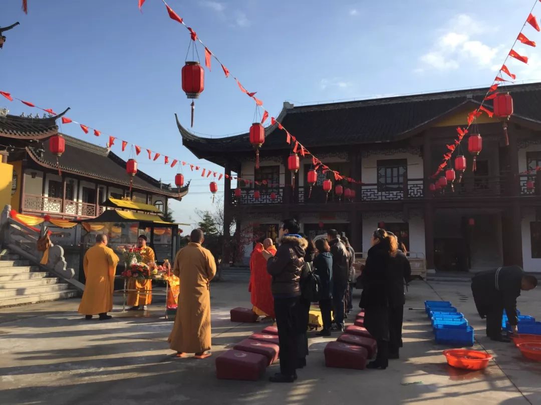 东台市观音禅寺2019年12月22日冬至日积福慧放生法会通启