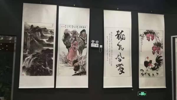 庆祝新中国成立70周年暨湖社百年书画全国巡回展开幕式