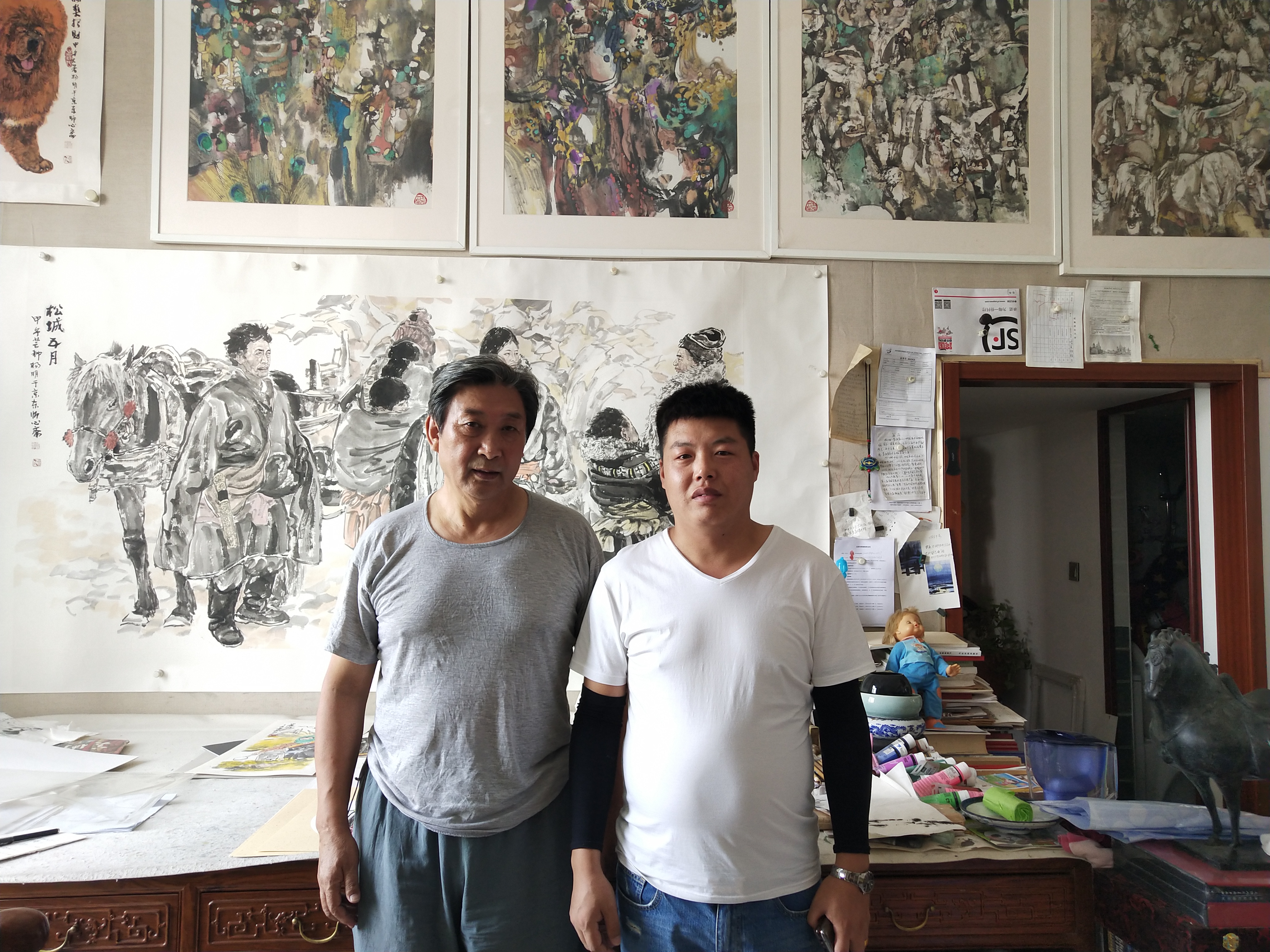 走访画家杨明先生工作室,探寻青海记忆