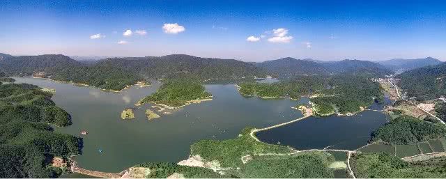 九龙湖湖区东起安砂,西至清流嵩口坪,长达百里,是省内森林植被最好的