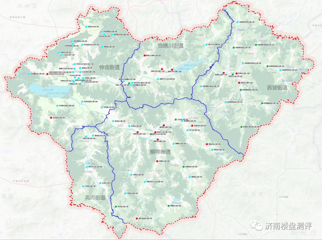 南部山区小学布局图