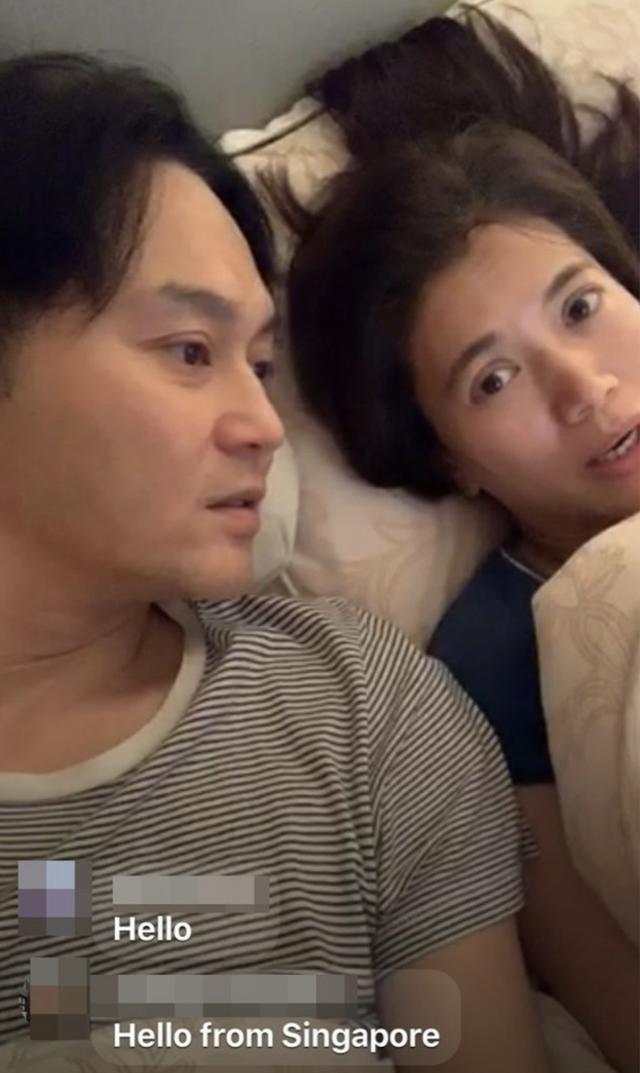 张智霖床上直播迎48岁生日，求袁咏仪养猫被拒，一脸不开心