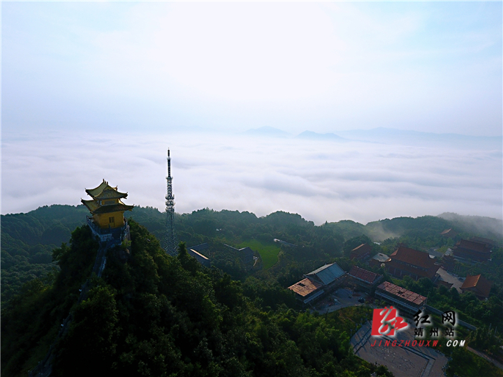 靖州:飞山景区显云海奇观__凤凰网