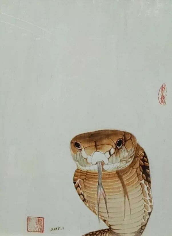 2019年被中国烙画大师田玉田先生招为学生,学习了田派套色烙画!