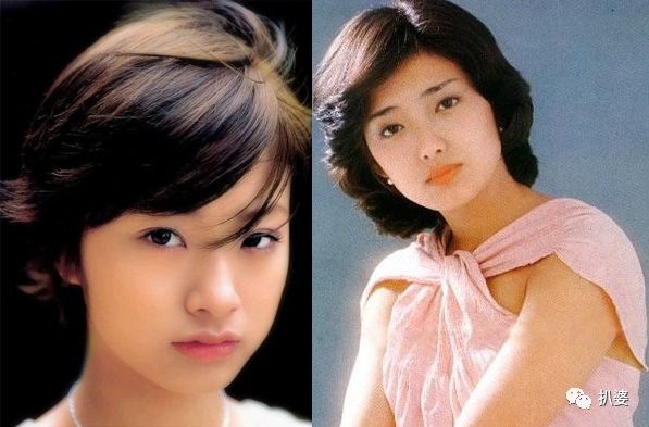 虽然日圈公认上户彩长得像山口百惠 ↓ 但刚力彩芽却似乎非常不符合