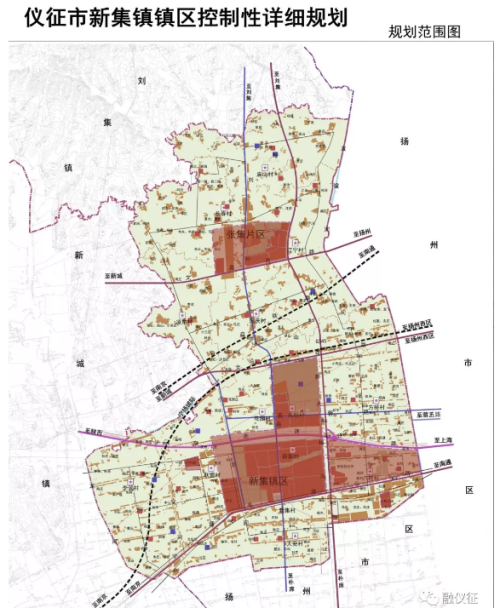 仪征新集镇最新布局规划图流出，赶紧看凤凰网