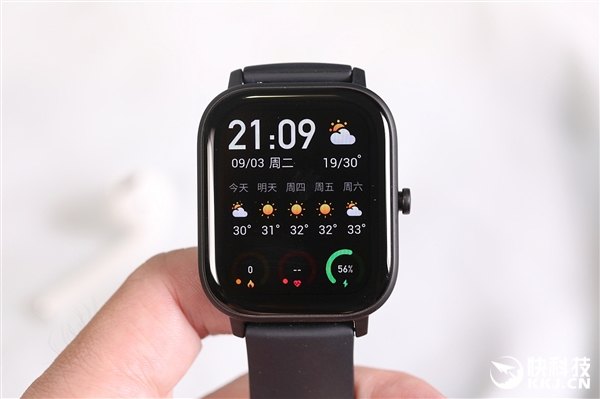 1.65英寸方屏 华米Amazfit GTS智能手表图赏