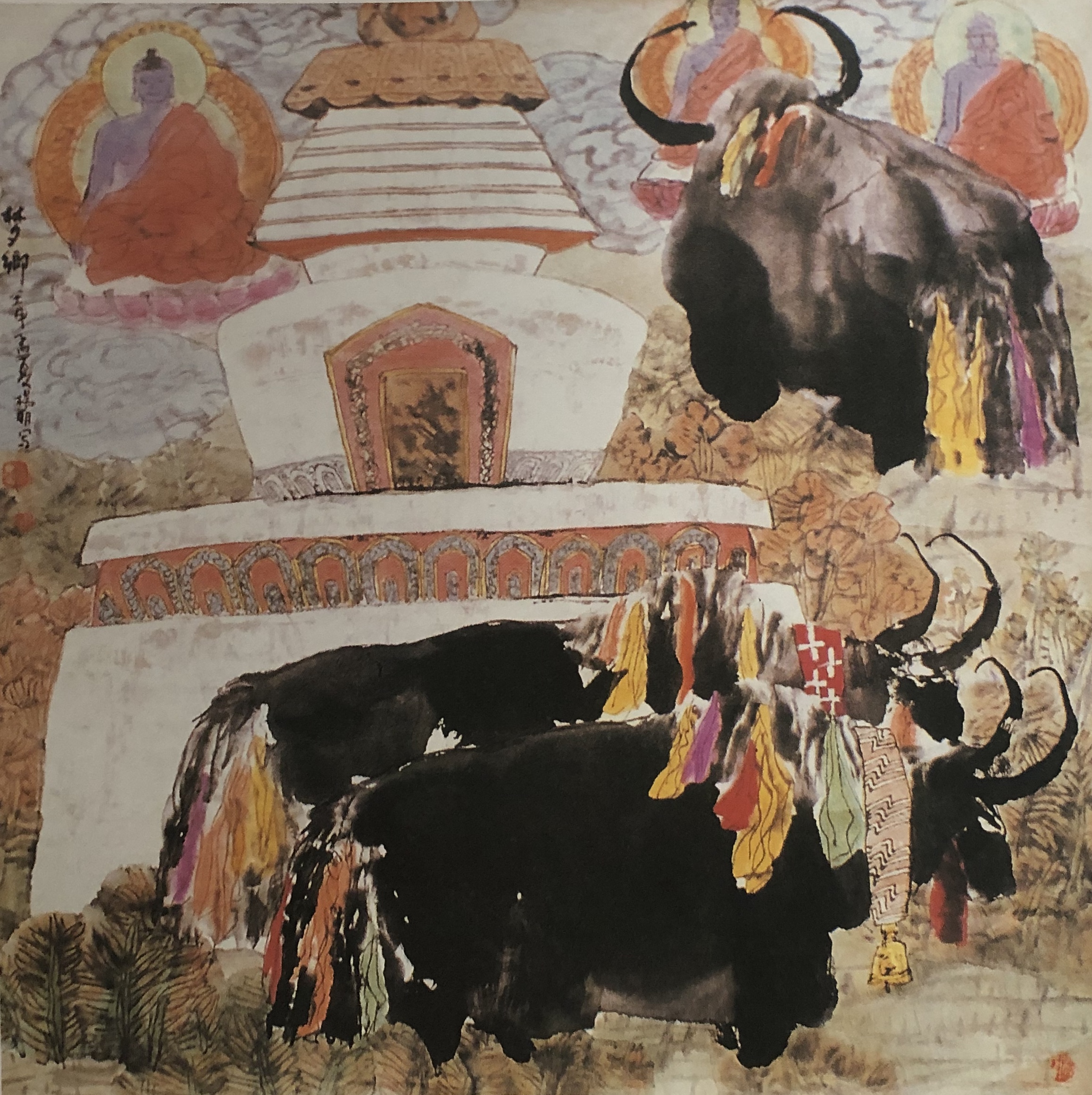 杨明牦牛图腾