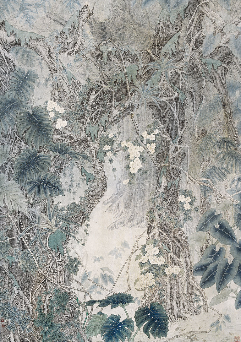 吴其树 生命的延伸 80cm×110cm