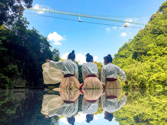 抖音最热网红景点，10月福建侠天下一日游，带你感受武侠的魅力