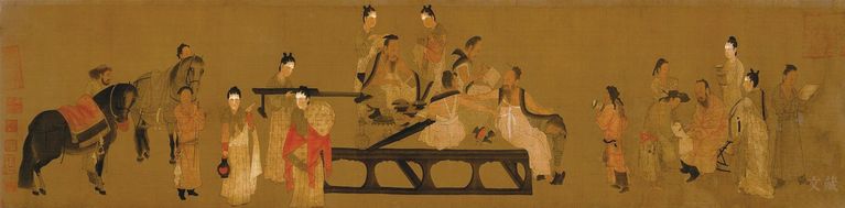 北齐 杨子华《校书图》